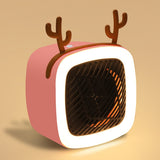 HULIANFU Portable Mini Heaters for Home Cute Electric Heaters Hot Fan Heater Plug in Winter Warmer Overheat Protection Small Warmer Mute