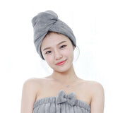 HULIANFU Magic Microfiberrapid drying hair towel towels bathroom Bath Wrap Hat Quick Cap Turban Dry toallas