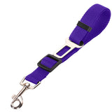 HULIANFU Pet Supplies Car Seat Belt Dog Seat Belt Dog Leash Vehicle Belt Adjustable Cushioning Elastic Reflective Safety Rope for Dog Cat