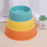 HULIANFU Pet Single Bowl PP Frosted Footprint Puppy Drinker Feeder Cat&amp;Dog Food Bowls Lightweight Non-slip Feeding Dish Pets Accessories