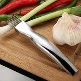 HULIANFU Onion Garlic Vegetable Cutter Knife Cut Onions Garlic Tomato Device Shredders Slicers Kitchen Accessories Cooking Tools