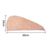 HULIANFU Magic Microfiber Hair Fast Drying Dryer Towel Bath Wrap Hat Quick Cap Turban Dry