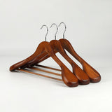 HULIANFU  Wood Clothes Rack Solid Wood Hanger Non-Slip Hangers Clothes Hangers Shirts Sweaters Dress Hanger Drying Rack for Home