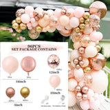 HULIANFU Wedding Balloon Kit Balloons Arch Decoration Birthday Baby Shower Party Birthday Wedding Balloon Decoration Balloons Sets Arch