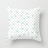 HULIANFU Super Hot Hipster Light Blue Green Mint Cushion Cases Modern Geometry Print Boho Decorative Pillowcase Sofa Couch Throw Pillows