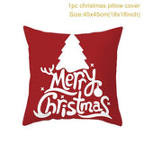 HULIANFU Santa pillowcase Happy New Year 2023 Xmas Gifts  Christmas Decor For Home Merry Christmas Ornament Navidad Natal Xmas Gifts