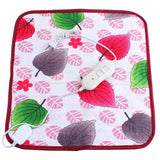HULIANFU New 40*40cm 20W Dog Cat Electric Heat Pad Temperature Adjustable Pet Bed Blanket Puppy Kitten Bunny Heater Mat Electric Blankets