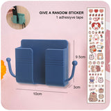 HULIANFU W&amp;G Toilet Organizer Adhesive Large Storage Box Sanitary Napkin Organizer for Cosmetics Decorative Box Bathroom Accessories