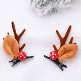 HULIANFU 2023 Christmas Headband Adornment Cute Antler Festival Style Headband Reindeer Ornaments Party Horns Cosplay Accessories