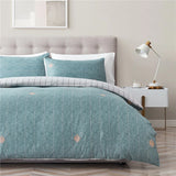 HULIANFU Modern Solid Color Duvet Cover Sets Pillowcase Quilt Covers Sets Bedding Sets for Bedroom Soft Bedclothes Double Queen King