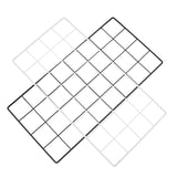 HULIANFU Modern Home Wall Decoration Iron Grid Nordic Art Photo Displaying Frame Party Metal Shelf Mesh Postcards DIY Racks