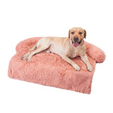 HULIANFU Washable Pet Sofa Dog Bed Calming Bed For Large Dogs Sofa Blanket Winter Warm Cat Bed Mat Couches Car Floor Furniture Protector