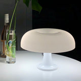 HULIANFU Italy Designer Led Mushroom Table Lamp for Hotel Bedroom Bedside Living Room Decoration Lighting Modern Minimalist Desk Lights