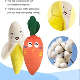 HULIANFU Puppy Dog Plush Squeaky Toys for Small Medium Dogs Bone Aggressive Chewers for Pet Cat Products Puppy Accessories