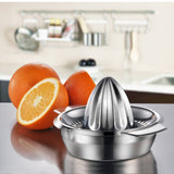 HULIANFU Portable lemon orange manual fruit juicer 304 stainless steel kitchen accessories tools citrus 100% raw hand pressed juice maker