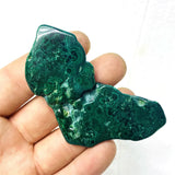 HULIANFU Natural Rock Zambian Malachite Rough Stone Specimen Home Spirit Decoration Life Crystal Gift Anti-decay and Negative Energy