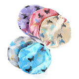 HULIANFU Waterproof Shower Cap Double Layer Elastic Bath Hat Bathing Cap For Women Spa Bathing Accessory Hair Salon Bathroom Product