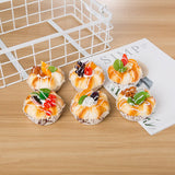 HULIANFU Simulation Cake Artificial Bread Cake Home Decoration Display Wedding Sweet Decortion 6pcs