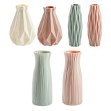 HULIANFU Modern vases decoration home Nordic Style Flower Arrangement Living Room Origami flower pot for interior