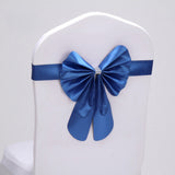HULIANFU Wedding Ceremony Decor 10 Pieces Red Blue Already Bow Tie Hotel Banquet Chair Sash Band Conference Event Birthday Party Favor