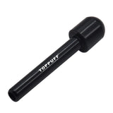 HULIANFU Toppuff Aluminum Alloy Metal Snuff Snorter Dispenser Nasal Tube 70MM Smoking Snuff Straw Sniffer Snorter Nasal Pipe Pocket Size