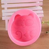 HULIANFU Non-Stick Silicone Mold 3D Silicone Soap mold DIY New Cat  Fish Craft Art Silicone Soap mold Craft Mold DIY Handmade Candle mold