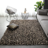HULIANFU Luxury leopard Plush Carpet Living Room Decoration thick Bedroom Carpets Anti-slip Floor Soft Lounge mats Large Carpets Floor