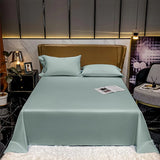 HULIANFU OLOEY Flat bed sheet Egyptian cotton 60S bed sheets twin king queen size bed lines  Solid Color Right-angle sheets Rich colors
