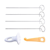 HULIANFU Potato Slicer Stainless Steel + Plastic Twist Potato Slicer Spiral DIY Handmade Creative Kitchen Gadgets Spiral Cut Potatoes