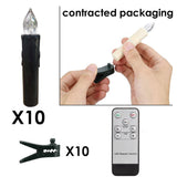 HULIANFU LED Candles Light Flameless Remote cвечи Velas شموع for Home Dinner Party Christmas Tree Candle Decoration Lamp Light New Years