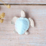 HULIANFU Silicone Fondant Mold Cute lovely Sea Turtle Shape Ocean Theme Fondant Cake Decoration Gum Paste Chocolate Mould Small Size