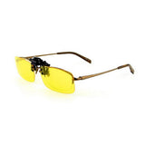 HULIANFU Unisex Clip Polarized Sunglasses Driving Night Vision Clip-on Flip-up Lens Sunglasses Cool Eyewear Clip On Lens Anti-UV 400
