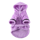 HULIANFU Soft Quick Drying Pet Pajama With Hood Thickened Luxury Soft Cotton Hooded Bathrobe Super Absorbent Dog Bath Towel Pet Nightwear
