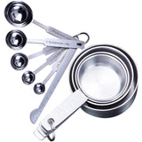 HULIANFU UPORS 8/10Pcs Stainless Steel Measuring Cups and Spoons Set Deluxe Premium Stackable Tablespoons Home Tools Kitchen Accessories