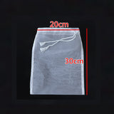 HULIANFU Soy Milk Wine Filter Bag Nut Milk Bag Tea Coffee Oil Yogurt Filter Net Mesh Kitchen Food Reusable Nylon Filter Bags Strainer