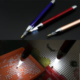 HULIANFU Point Drill Pen Square Round Diamond Painting Tool Lighting Diamond Pens 5D Painting with Diamonds Accessories Christmas Gift