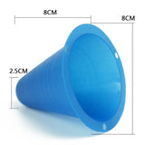 HULIANFU Roadblock training pile accessories electric car wheel slide pile corner mark pulley roller skating roller skating logo bucket