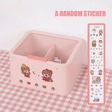 HULIANFU W&amp;G Toilet Organizer Adhesive Large Storage Box Sanitary Napkin Organizer for Cosmetics Decorative Box Bathroom Accessories