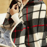 HULIANFU USB Electric Blanket Warm Heated Shawl Smart Adjustable Warmer Carpet Electric Mattress Wearable Soft Heating Blanket