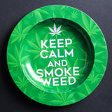 HULIANFU Metal Tobacco Herb Rolling Tray Cigarette Paper Rolling Tray Plate Cigar Cigarette Ashtray Discs for Smoke Cigarette Ash Trays