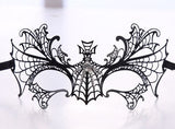 HULIANFU Male Female Phantom Gold Skull Venetian Metal Costume Masquerade Party Mask Laser Cut Halloween Prom Cosplay Wedding Ball Masks