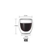 HULIANFU JANKNG Heat-Resistant Double Wall Glass Cup Beer Coffee Cup Set Handmade Beer Tumbler Mug Tea Whiskey Mugs Transparent Drinkware
