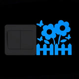 HULIANFU Light Switch Sticker Luminous Wall Stickers Cartoon Glow in the Dark Sticker Decal for Kids Room Decoration Home Decor Cat Fairy