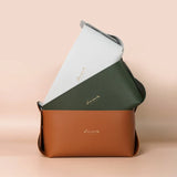 HULIANFU Nordic Ins Shoe Cabinet Porch Key Cosmetic Desktop Large Storage Box Basket PVC Leather Ornaments Snacks Home Creativity 2003