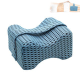 HULIANFU Memory Foam Wedge Sleeping Knee Pillow for Side Sleepers Back Pain Sciatica Relief Pregnancy Maternity Pillows Back Leg Cushion