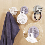 HULIANFU Self Adhesive Kitchen Wall Door Hook Key Holder Rack Towel Hanger Bathroom Rack Hooks Aluminum Multi-Purpose Storage Hooks