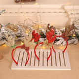 HULIANFU 2023 Christmas Headband Santa Tree Elk Antlers Hair Accessories for Girls Headwear Reindeer Ornaments Elk Ears Christmas Decorations