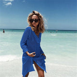 Sexy Beach Wear Cover Up Sleeveless Hollow Dress Crochet Knitted Woman Swimwear Bikini Cover Up Hand Made Beach Dresses