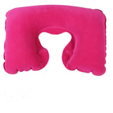 HULIANFU U Shaped Travel Pillow Inflatable Neck Car Head Rest Air Cushion for Travel Office Nap Head Rest Air Cushion Neck Pillow