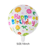 HULIANFU New Beautiful Butterfly Aluminum Foil Balloon Happy Birthday Children  Gift Valentine  Day Party Wedding Scene Decoration